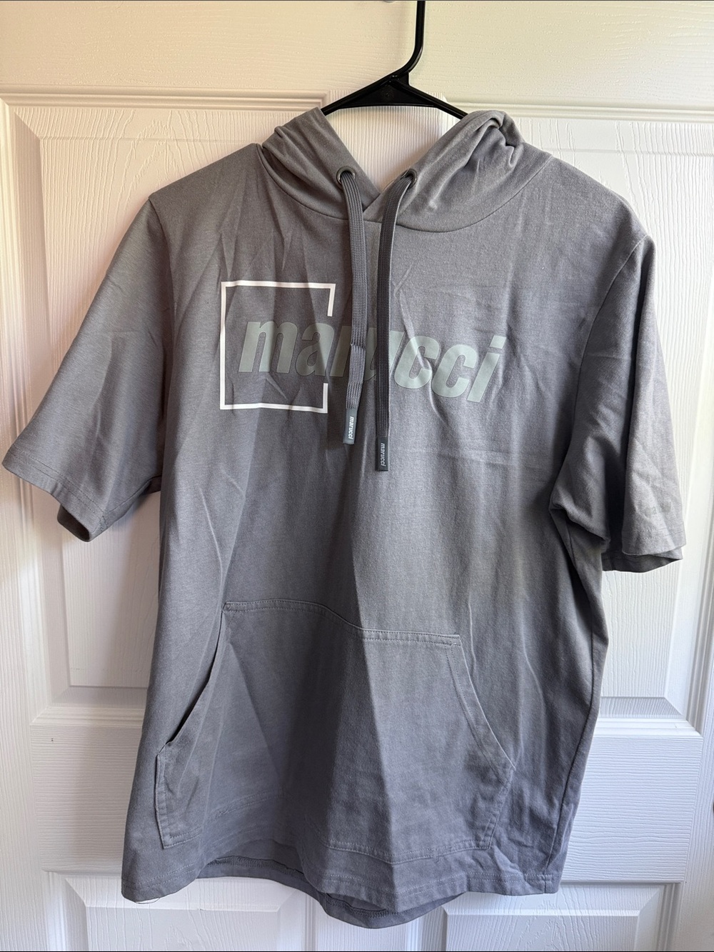 Marucci Men's Medium Short-Sleeve Gray Hoodie Tee